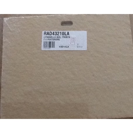 Pannello isol. Frontale