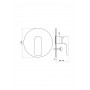 Miscelatore monocomando incasso slate